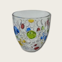 Colored Bubble Glass