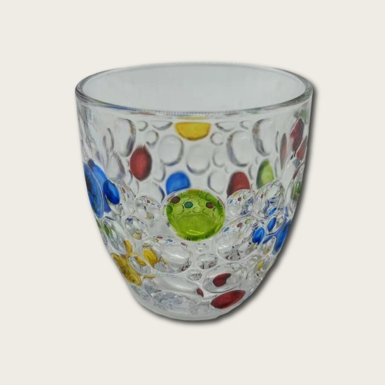 Colored Bubble Glass
