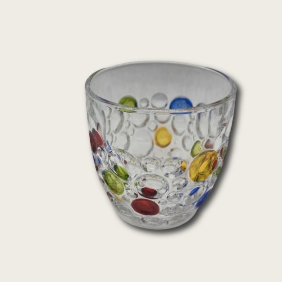 Colored Bubble Glass