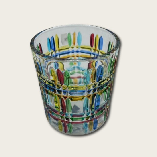 Color Vertical Stripes Glass Color Vertical Stripes Glass