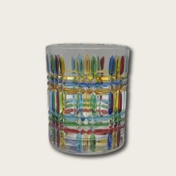 Color Vertical Stripes Glass