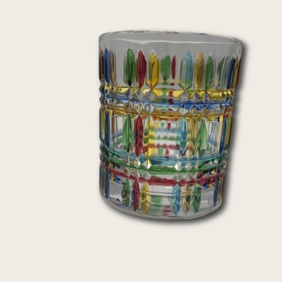 Color Vertical Stripes Glass Color Vertical Stripes Glass