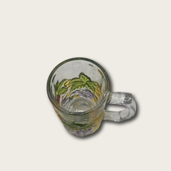 Painted Grape Glass Goblet Painted Grape Glass Goblet