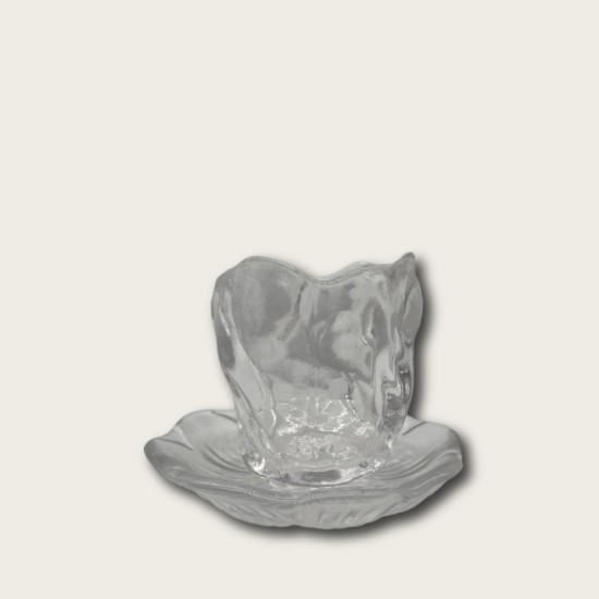 Transparent Lotus Leaf Coaster Ice Tea Cup Transparent Lotus Leaf Coaster Ice Tea Cup