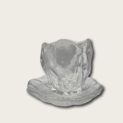 Transparent Lotus Leaf Coaster Ice Tea Cup