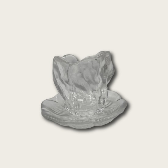 Transparent Lotus Leaf Coaster Ice Tea Cup Transparent Lotus Leaf Coaster Ice Tea Cup