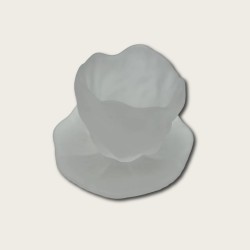 Frosted Lotus Leaf Coaster Ice Tea Cup