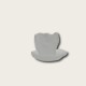 Frosted Lotus Leaf Coaster Ice Tea Cup