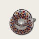 Red Diamond Shaped Glass