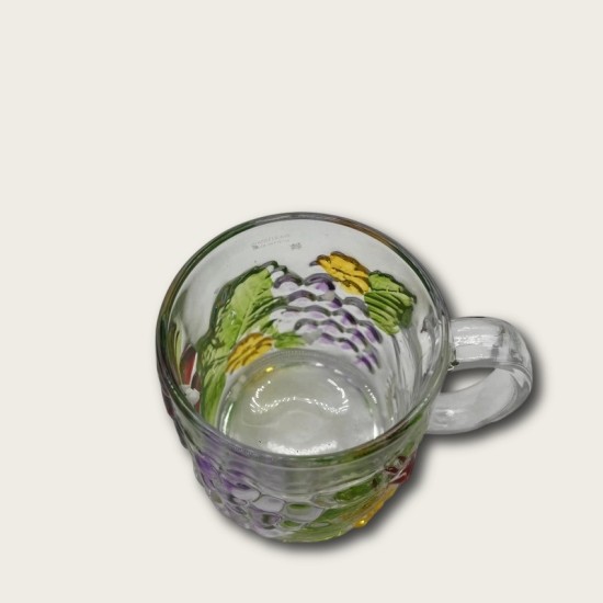 Painted Grape Glass 
