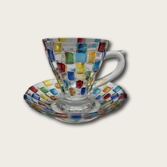 Colored Cube Glass Colored Cube Glass