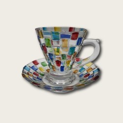 Colored Cube Glass