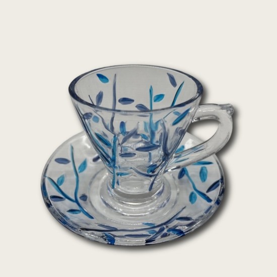Blue Leaf Glass Blue Leaf Glass