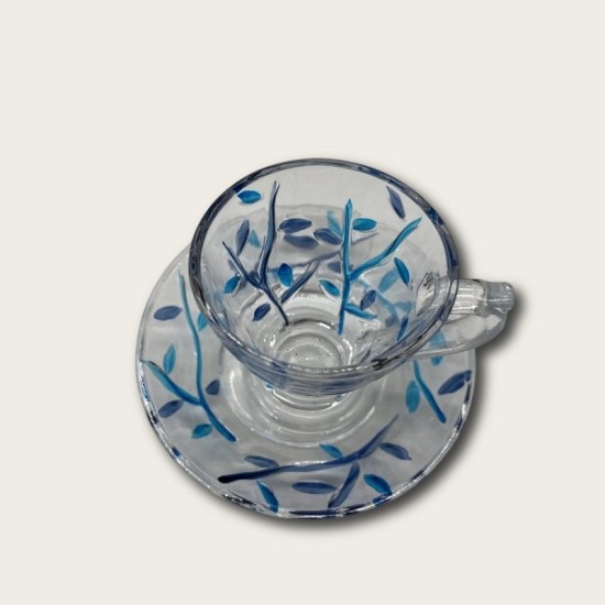 Blue Leaf Glass Blue Leaf Glass