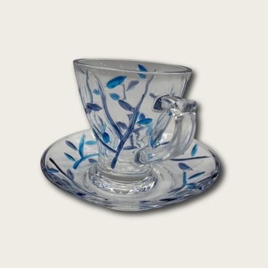 Blue Leaf Glass Blue Leaf Glass