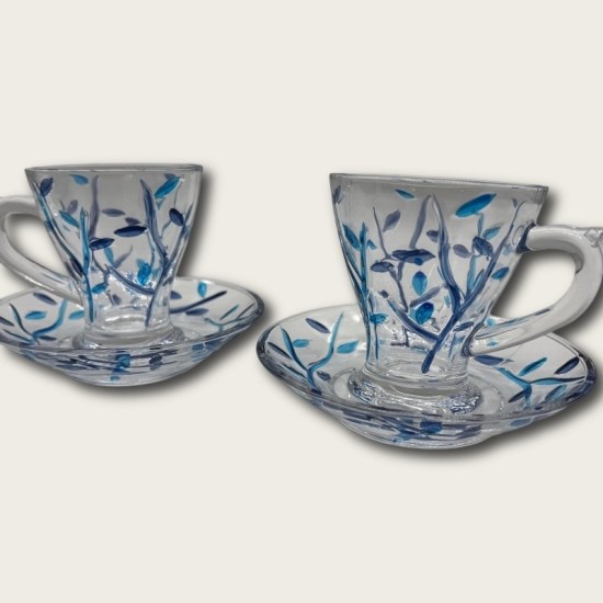 Blue Leaf Glass Blue Leaf Glass