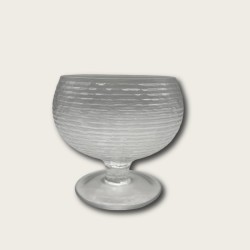 Clear Glass Ice Cream Cup
