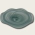 Transparent Green Irregular Fruit Plate