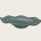 Transparent Green Irregular Fruit Plate