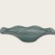 Transparent Green Irregular Fruit Plate