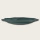 Frosted Green Octagonal Plate