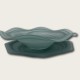 Frosted Green Octagonal Plate