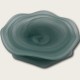 Frosted Green Octagonal Plate