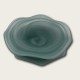 Frosted Green Octagonal Plate