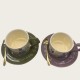 Vintage Oil Painting Coffee Cup And Saucer Set Ceramic Green And Purple Butterfly Double Tall Cup Gift Box Vintage Oil Painting Coffee Cup And Saucer Set Ceramic Green And Purple Butterfly Double Tall Cup Gift Box