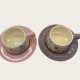 Vintage Oil Painting Coffee Cup And Saucer Set Ceramic Pink And Purple Butterfly Double Cup Gift Box Vintage Oil Painting Coffee Cup And Saucer Set Ceramic Pink And Purple Butterfly Double Cup Gift Box