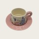 Vintage Oil Painting Coffee Cup And Saucer Ceramic Pink Butterfly Cup Gift Box Vintage Oil Painting Coffee Cup And Saucer Ceramic Pink Butterfly Cup Gift Box