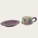 Vintage Oil Painting Coffee Cup And Saucer Ceramic Purple Butterfly Cup Gift Box Vintage Oil Painting Coffee Cup And Saucer Ceramic Purple Butterfly Cup Gift Box