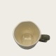 Green Ceramic Coffee Tall Cup With Flowers Green Ceramic Coffee Tall Cup With Flowers