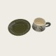 Delicate Flower Green Ceramic Coffee Cup And Saucer Set Delicate Flower Green Ceramic Coffee Cup And Saucer Set
